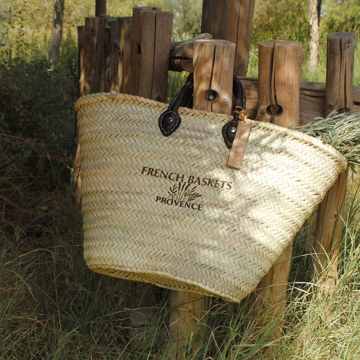 French Baskets - Vendita all'ingrosso Cinghia per borsa - Unisex - Borsa in paglia con logo French Baskets Provence stampato a caldo1