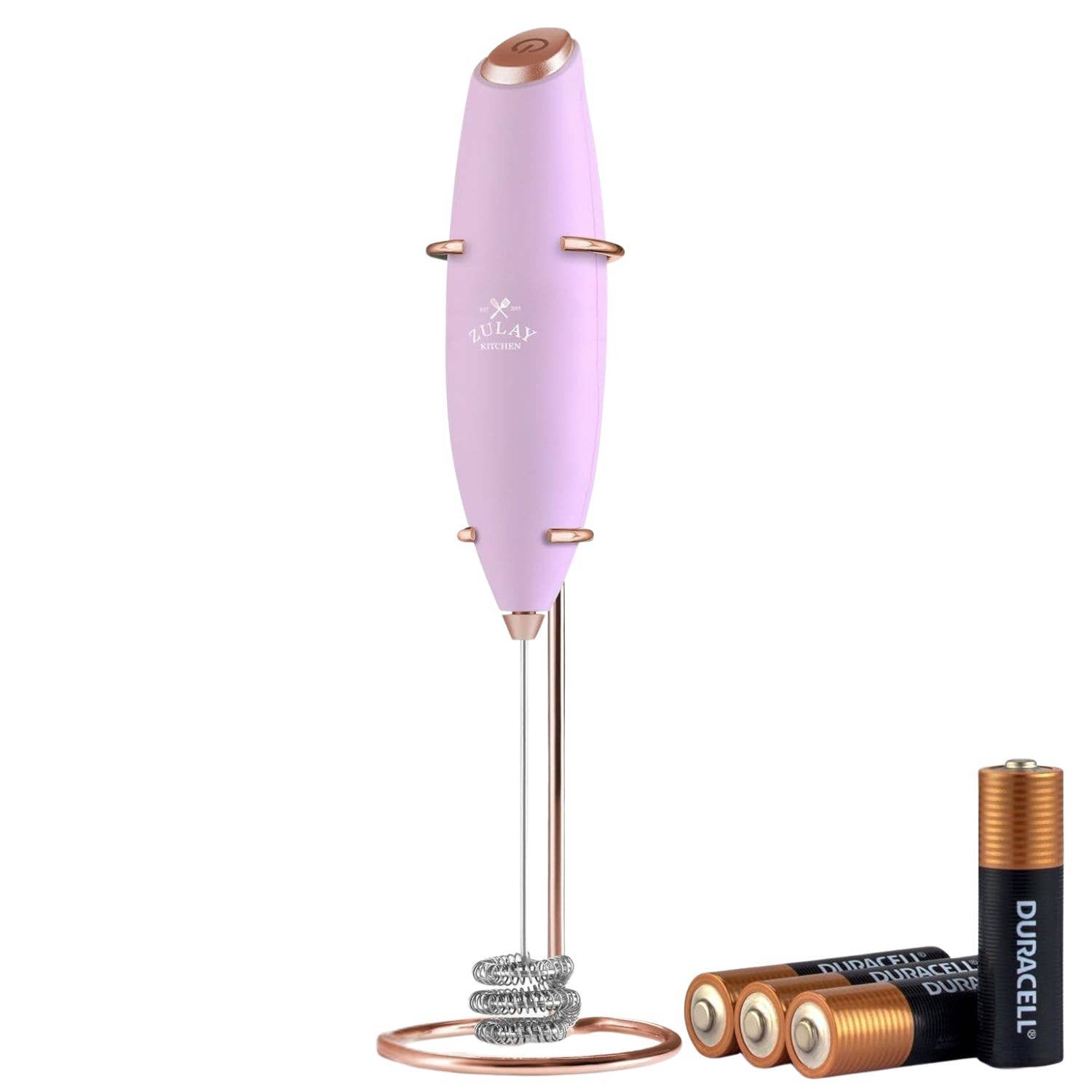 Zulay Kitchen - Wholesale Kitchen Tool/Gadget - Tornado Milk Frother Whisk – Includes 4 AA Batteries15