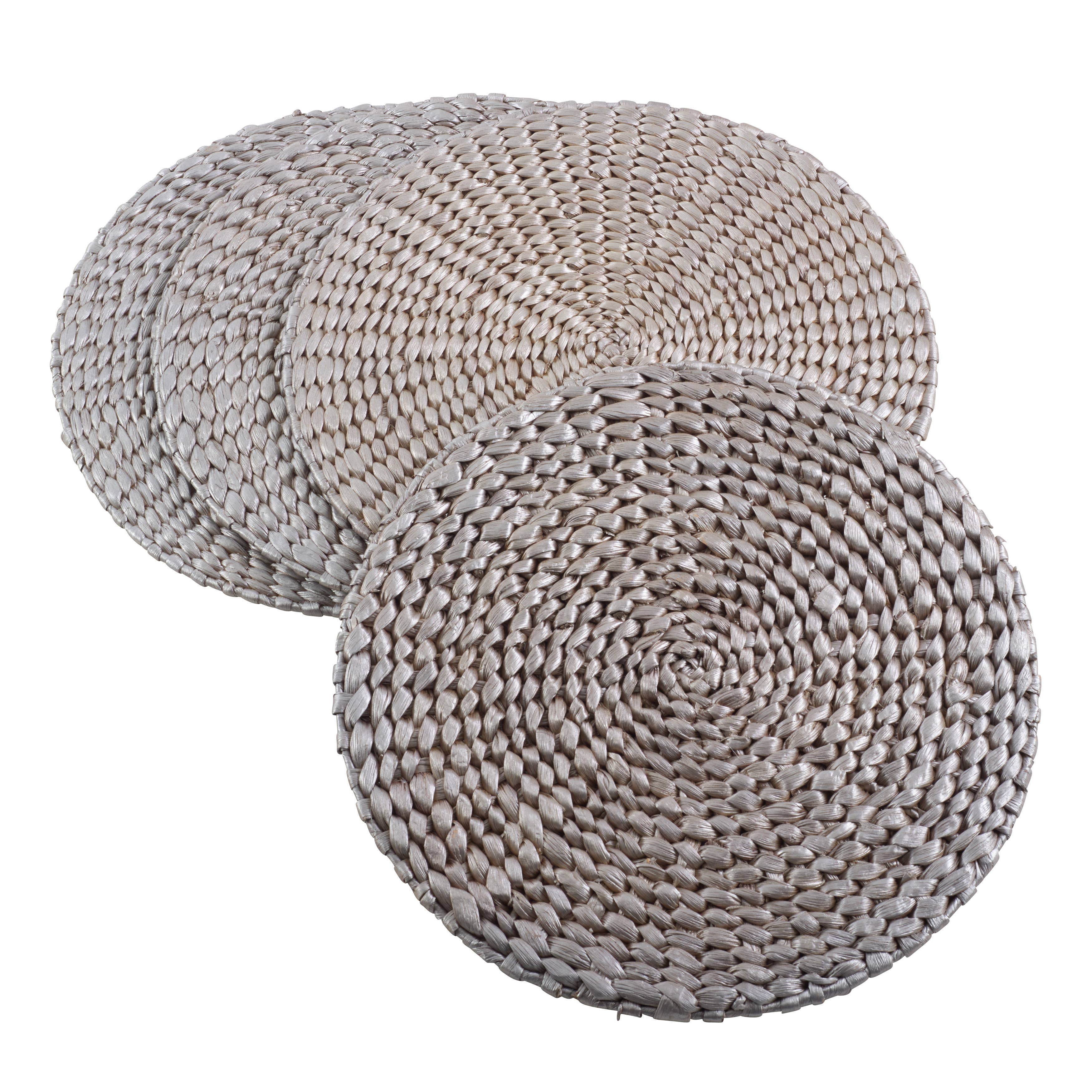 Saro Lifestyle – wholesale Placemat – Hyacinth Placemat - Rattan Design2