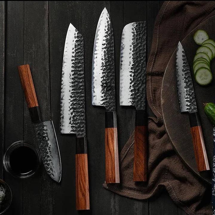 Shokunin USA – wholesale Knivset – RYUJIN japanska kockknivar Set med tillbehör