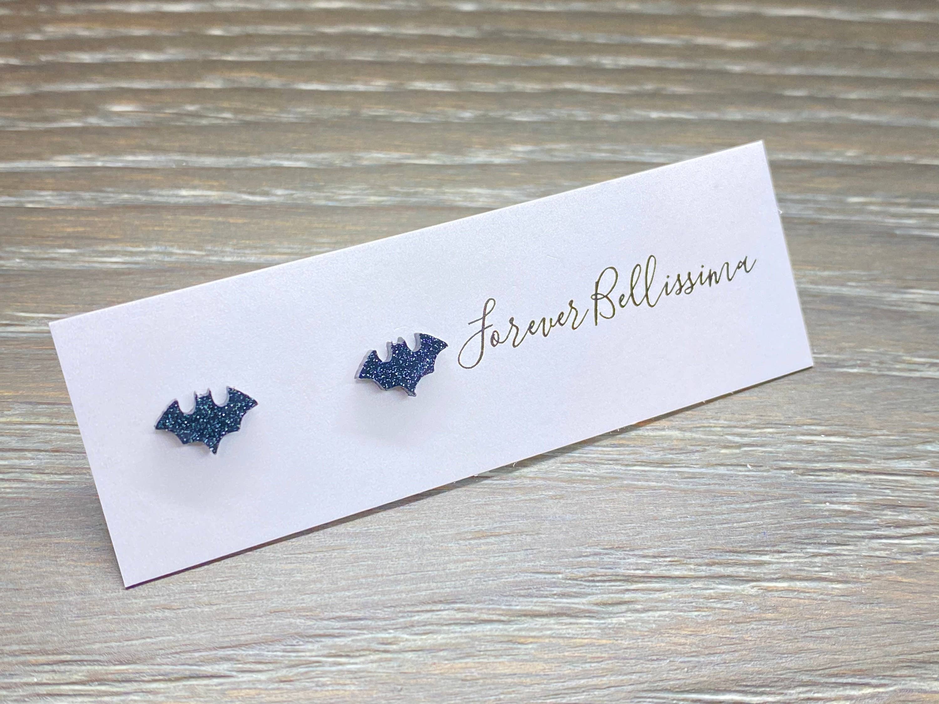 Forever Bellissima - Wholesale Stud/Post Earrings - Bat Stud Earrings | Stud Earrings | Bat Earrings | Halloween1