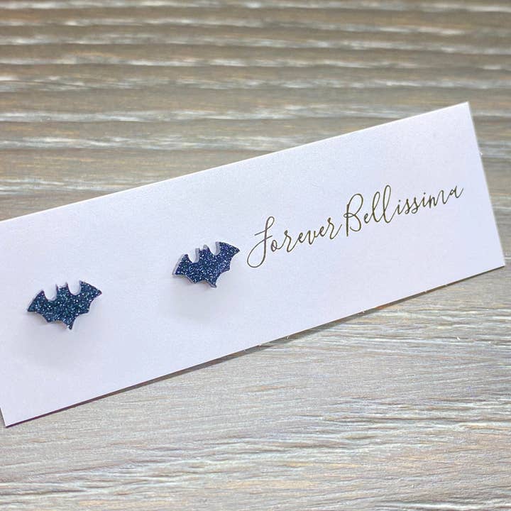 Forever Bellissima - Wholesale Stud/Post Earrings - Bat Stud Earrings | Stud Earrings | Bat Earrings | Halloween1