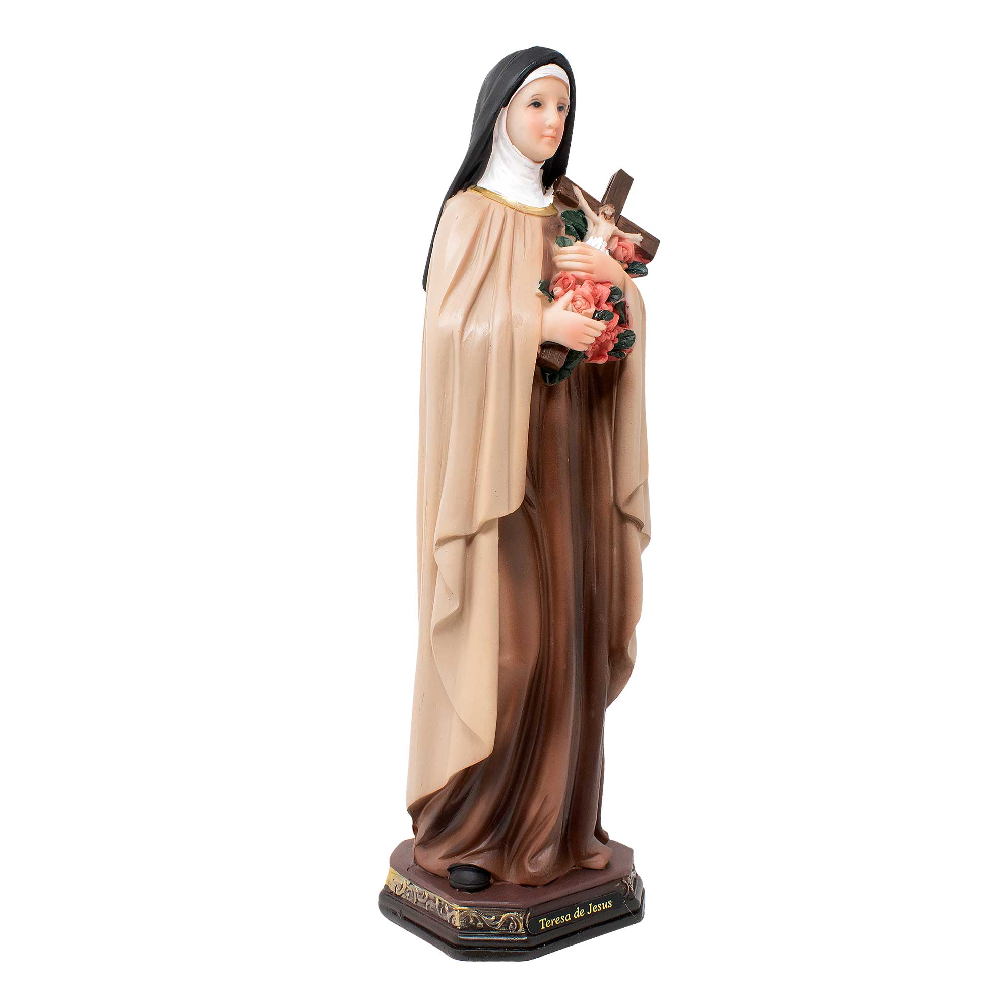 mrcjsales - Wholesale Sculpture - MrcjSales - Teresa of Jesus Resin Statue | Multiple Sizes for Church & Home | Durable & Realistic | Spanish Name | Ideal for Decor, Gifts, Prayers1