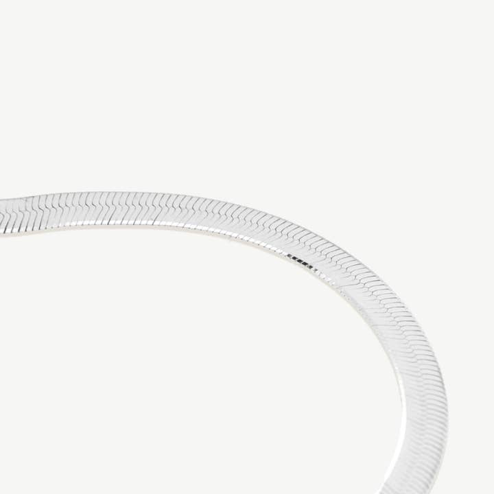 MESH - Wholesale Bangle Bracelet - Lines Bracelet in plated 925 silver5