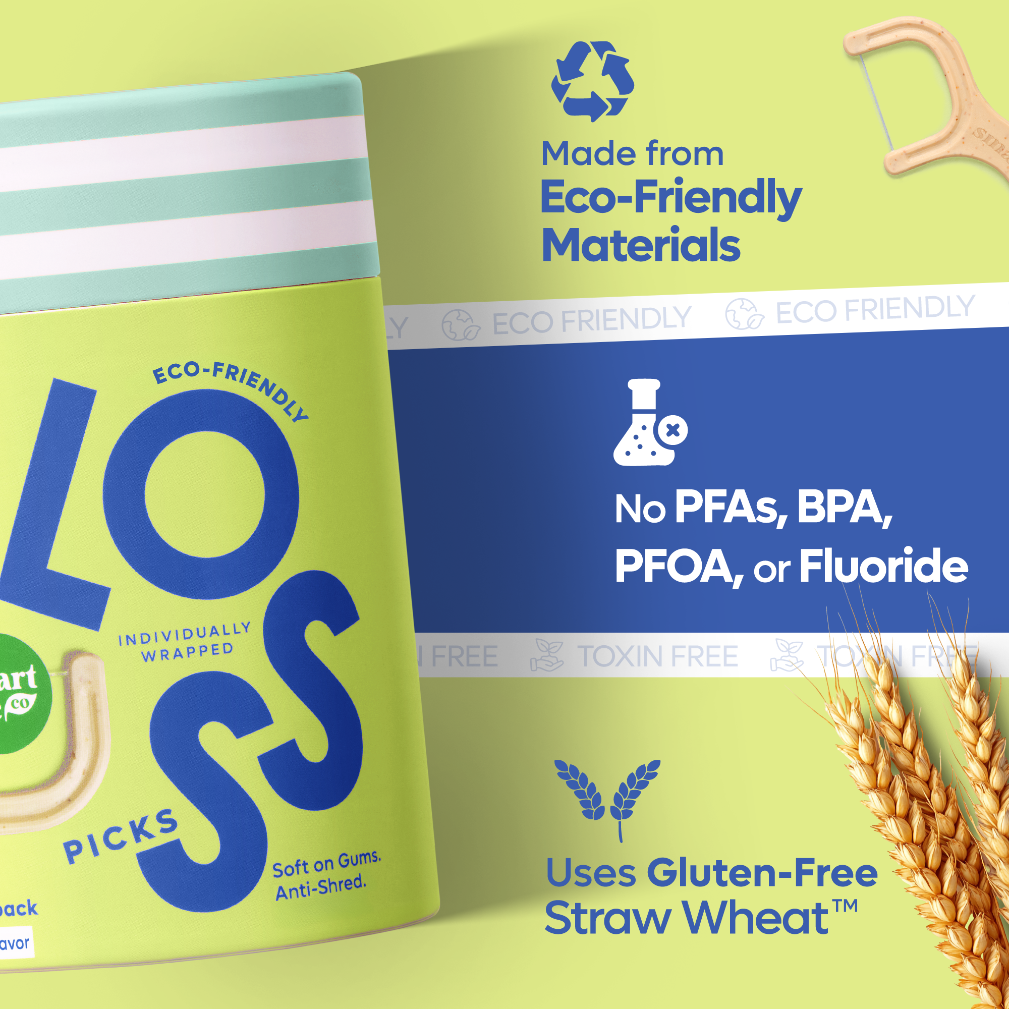 SmartLifEco - Vente Fil dentaire - Cure-dents emballés individuellement | Paquet de 506