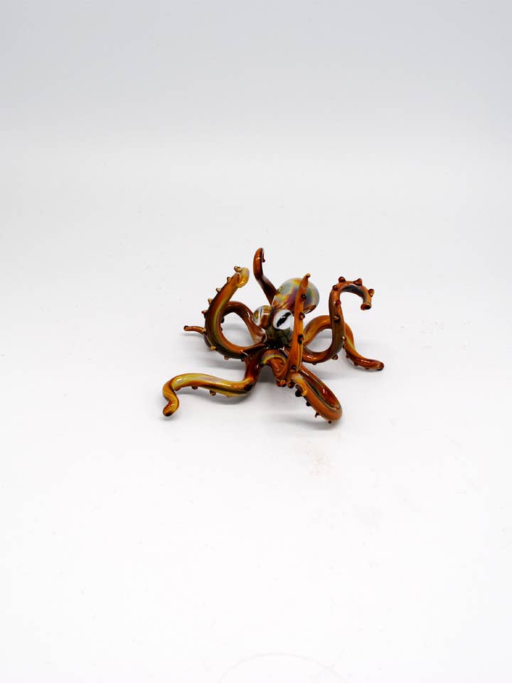 Bläckfisk - flerfärgad för wholesale av WGK Glass Art Inc