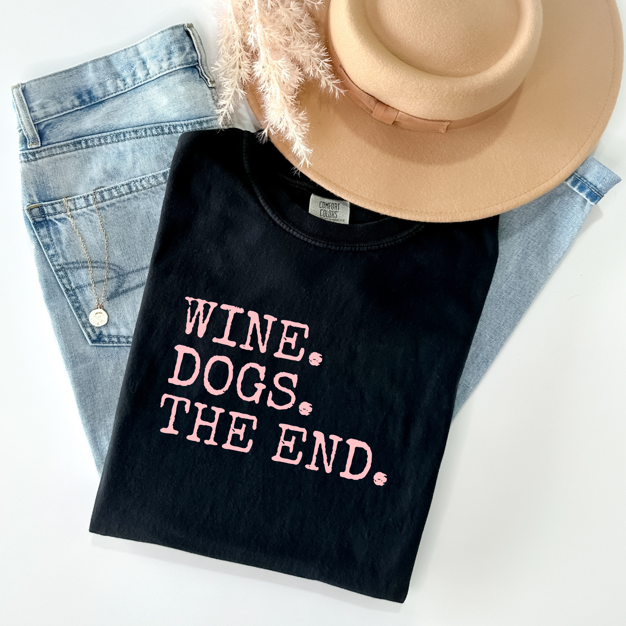 Rustic Radiance - Wholesale Screen Printed T-Shirt - Women's - WINE.DOGS. THE END0