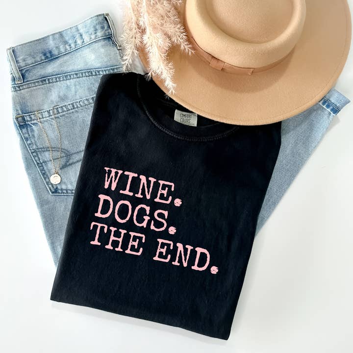 Rustic Radiance - Wholesale Screen Printed T-Shirt - Women's - WINE.DOGS. THE END