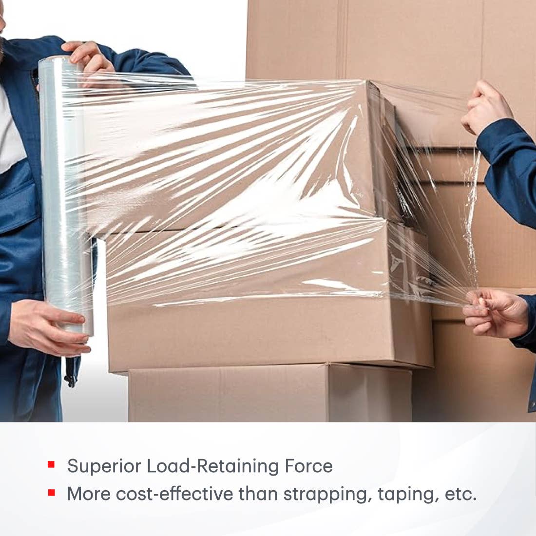 Rocket Direct - Vendita all'ingrosso Rotoli di carta da regalo - Pellicola elastica calibro 80, larghezza 18", 1500 piedi. Lunghezza5