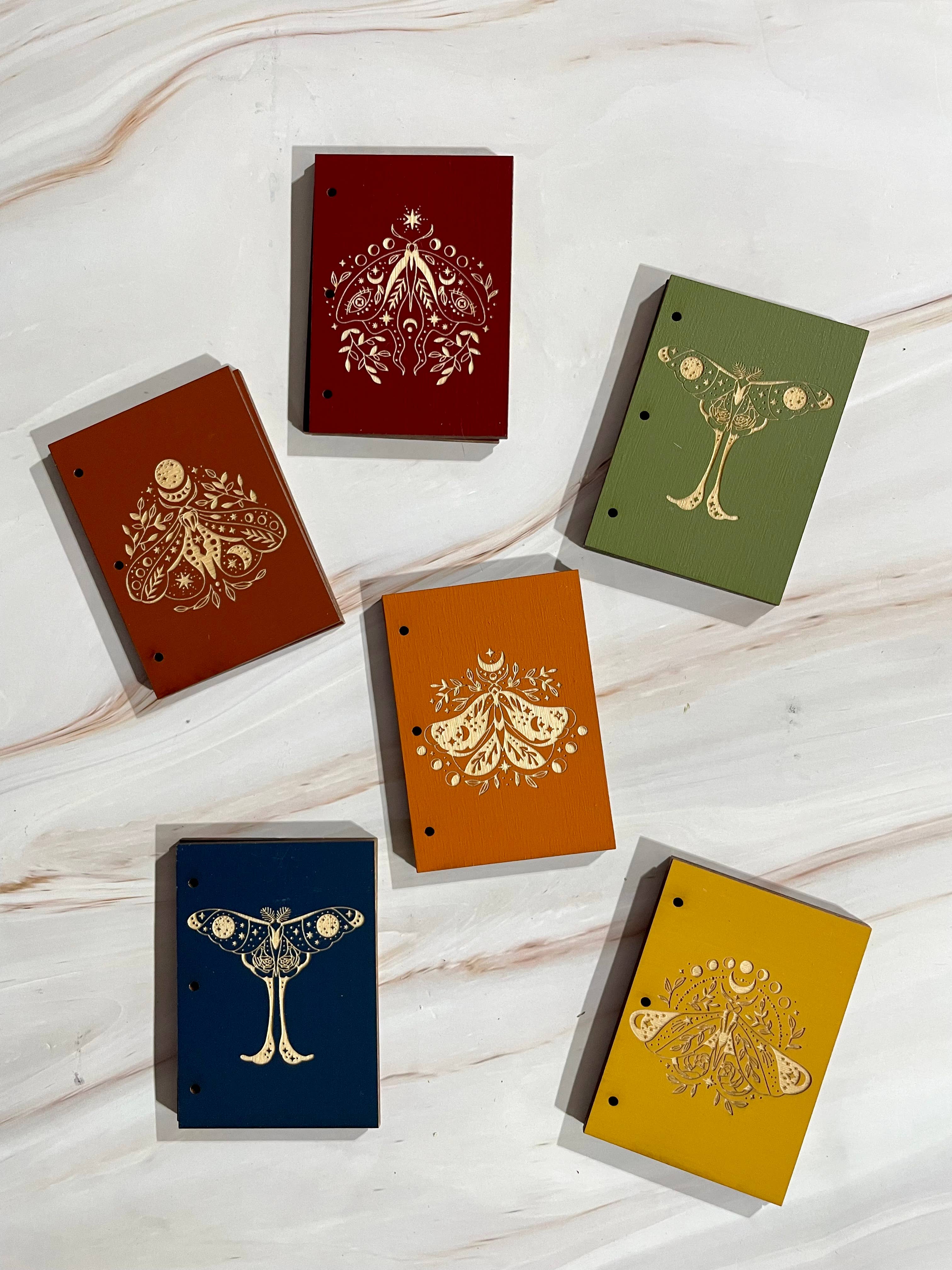 Elm Rose Designs – wholesale Journal/diary – Micro Mystic Moth Journal0