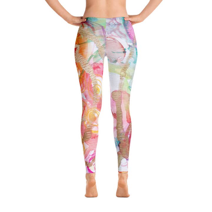 Pantaloni da yoga «Sii innamorato della tua vita» per la vendita all'ingrosso da parte di katharinalucia ART