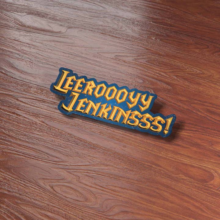Sentinel Supply - Wholesale Sticker - Leeroy Jenkins Funny Gaming Sticker5