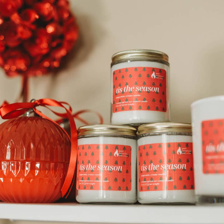Pure Intentions Candle Company - Wholesale Jar/Filled Candle - Tis The Season (New)5