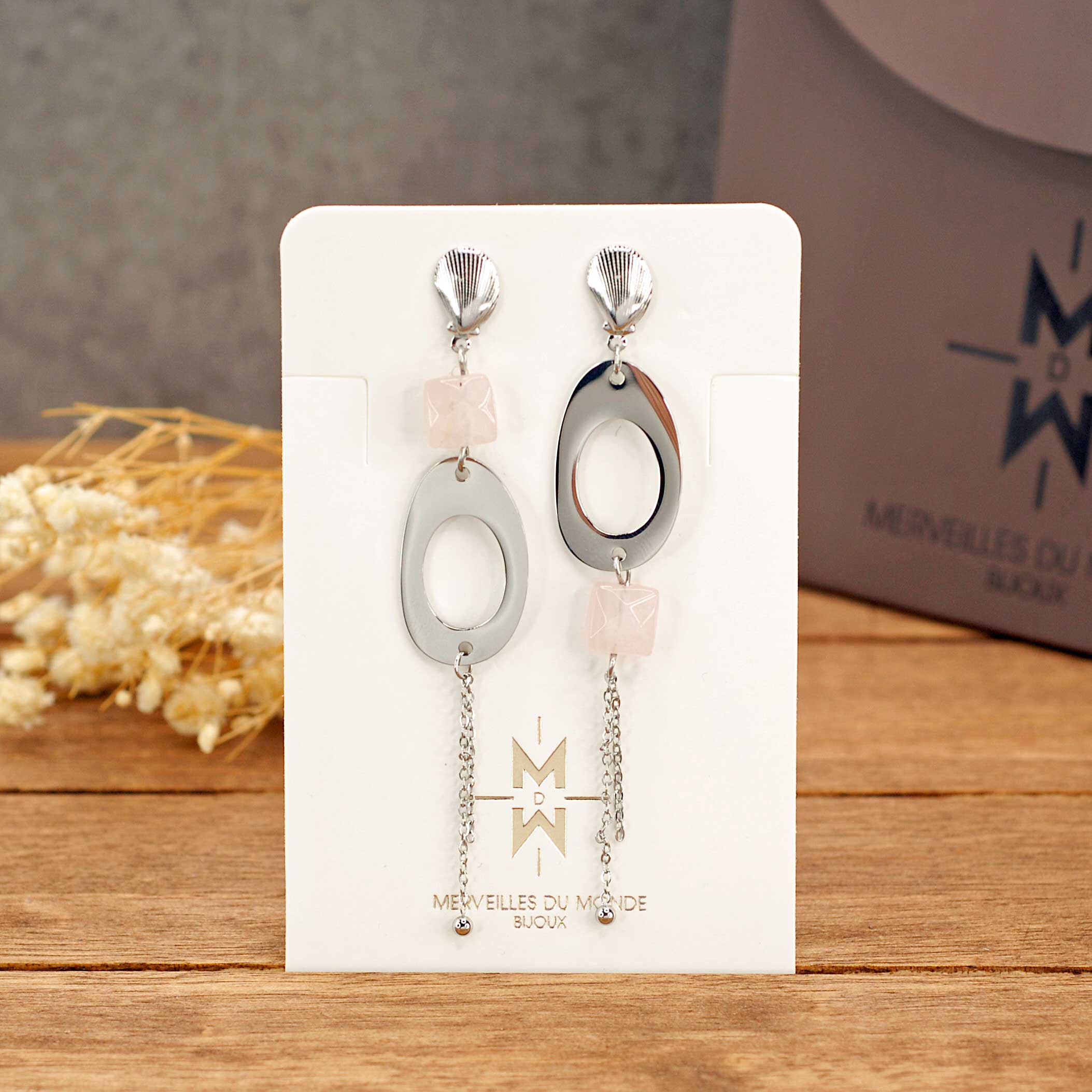 Merveilles du Monde - Wholesale Dangle Earrings - Mismatched stainless steel earrings1