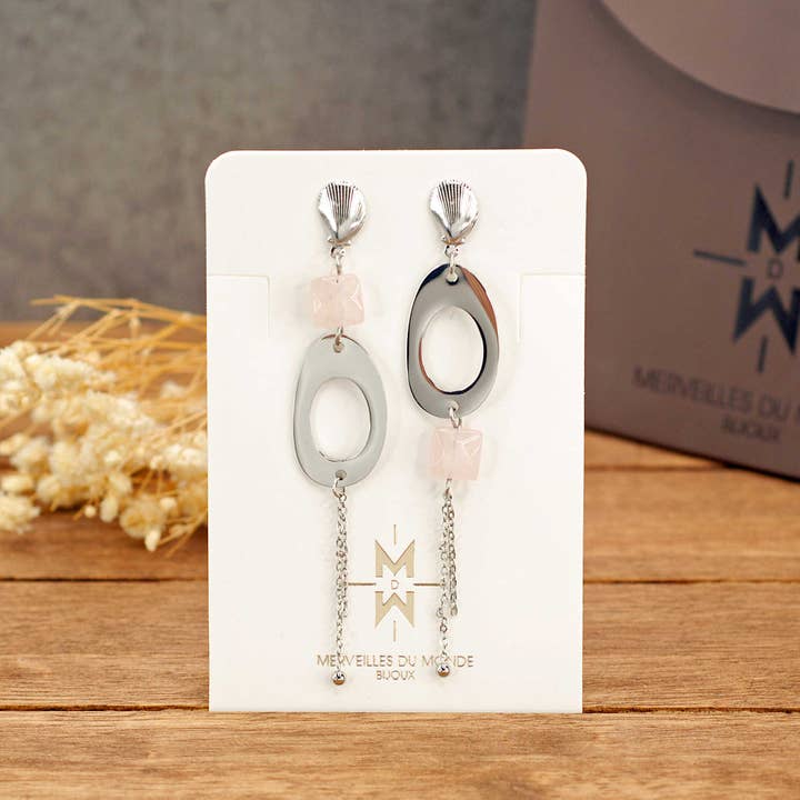 Merveilles du Monde - Wholesale Dangle Earrings - Mismatched stainless steel earrings1