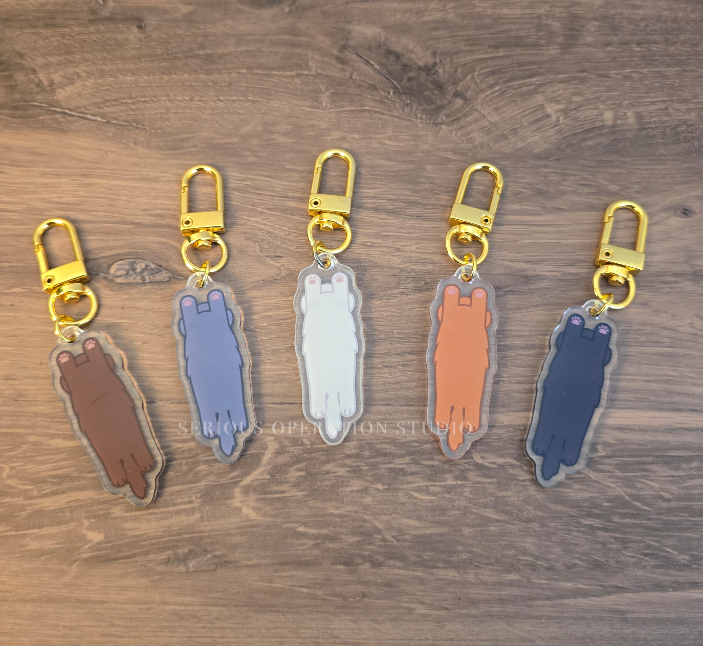 SeriousOperationStudio - Wholesale Keychain - Unisex - Long Cat & Dog Keychains8