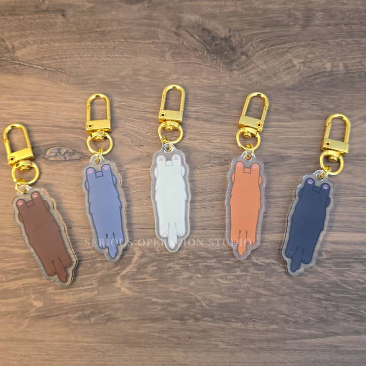 SeriousOperationStudio - Wholesale Keychain - Unisex - Long Cat & Dog Keychains8