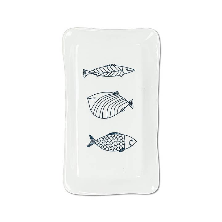 Abbott - Wholesale Dinner Plate - Lg Rect Fish Plate-7x12"L-829
