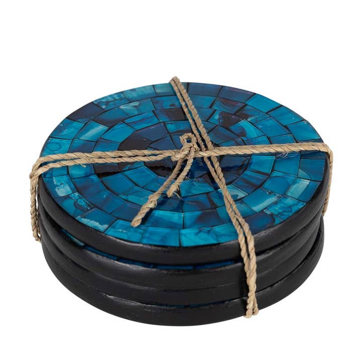 Tropical Waters Mosaic Coasters for wholesale by Ten Thousand Villages