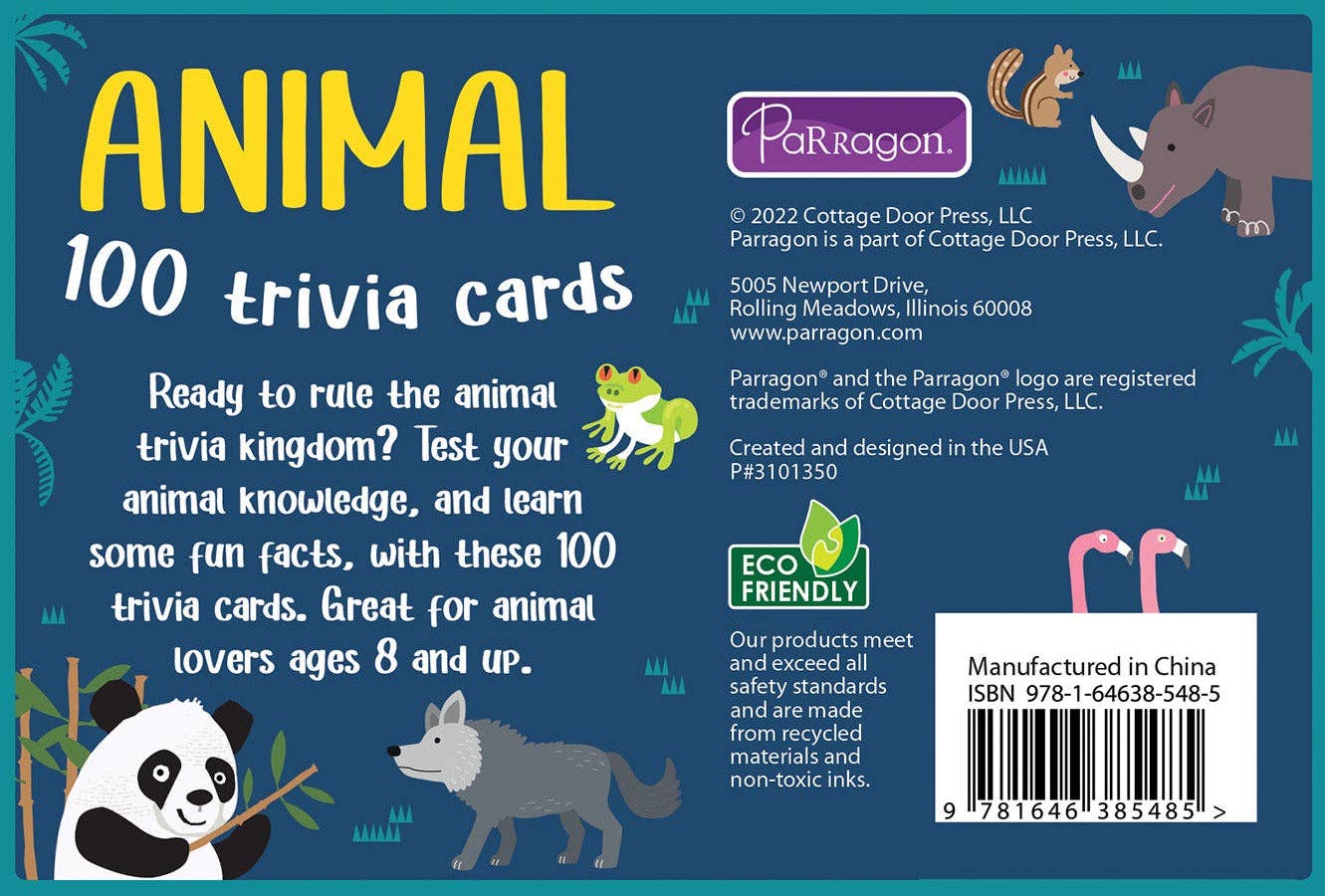 Cottage Door Press - Wholesale Card Game - Animal Trivia Card Game2