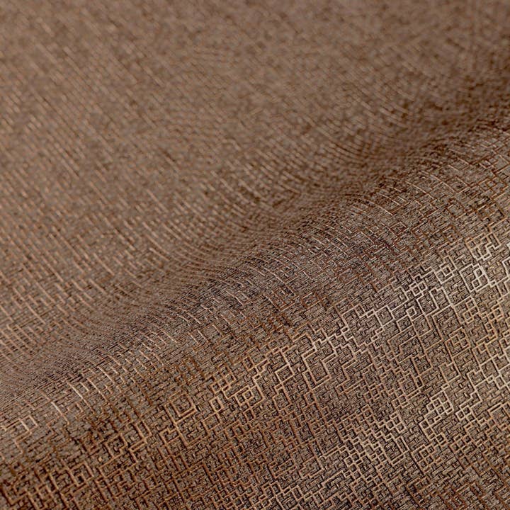 Walloro Luxury Embossed Wallpaper - Wholesale Wallpaper - Copper Metallic Lines Abstract Wallpaper, 3D Embossed Realistic Shiny Lines Wallcovering3