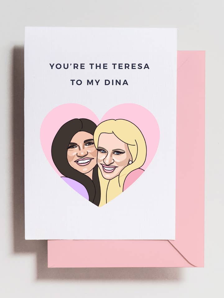 Teresa + Dina Card for wholesale by Haven Print Co.