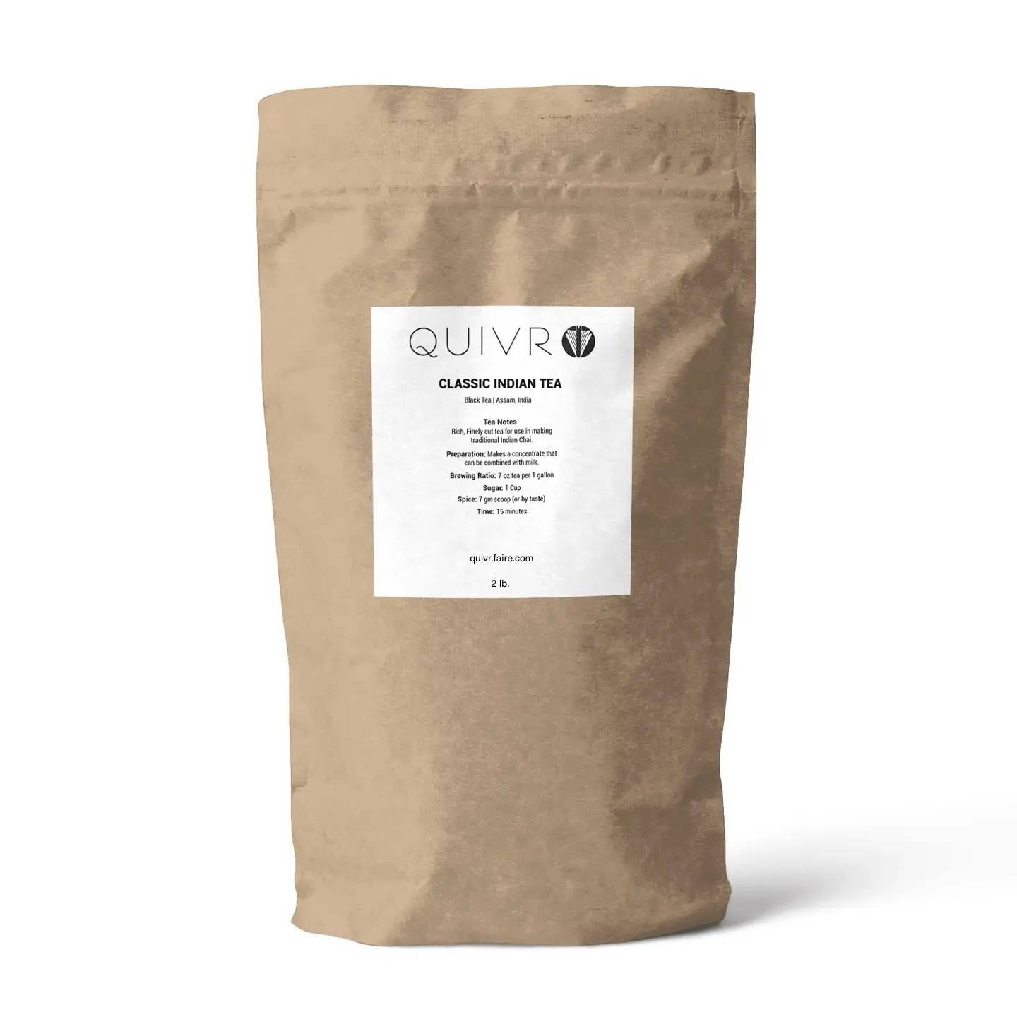 QUIVR - Wholesale Loose tea - Tea for Chai Classic Indian Assam Black Tea Loose Leaf 2 lb.1