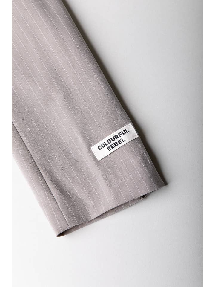 Izzy Pinstripe Blazer | Beige for wholesale on Faire10