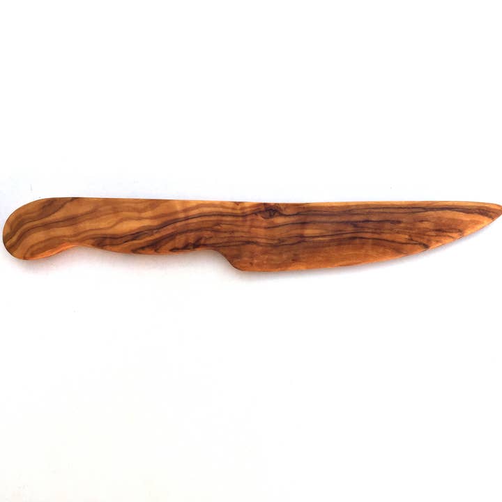 olive wood butter knife for wholesale by medina mood