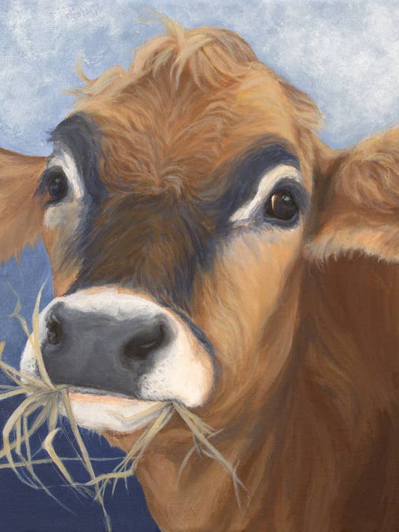 Cinnamon Girl - Cow Print for wholesale by Tracy L Anderson
