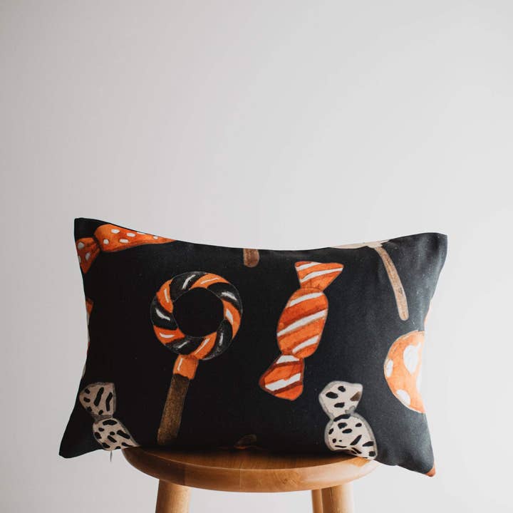 UniikPillows – wholesale Prydnadskuddfodral – Trick or Treat Candy Kuddfodral | Halloween Kuddfodral | Höstdekor | Room Decor | Dekorativa kuddar | Present till henne | Soffkuddar