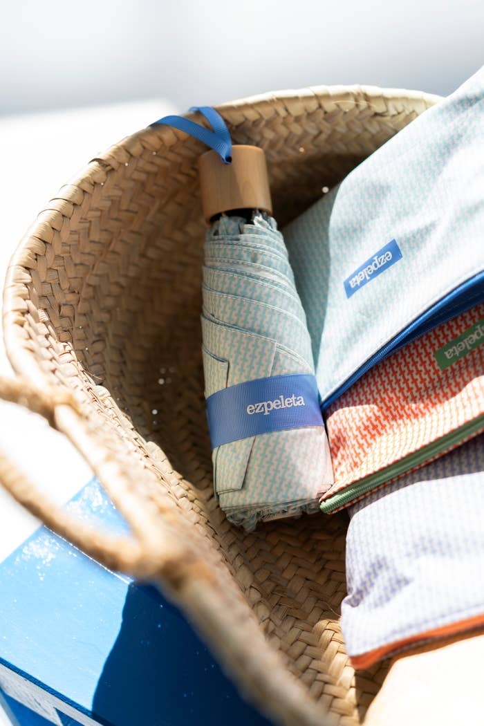 Ezpeleta - Vente Parapluie – unisexe - Parapluie et parasol 2 en 1 / Parapluie pliant - UPF50+15