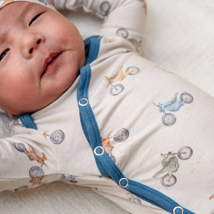 Copper Pearl - Wholesale Babygown - Baby - Newborn Knotted Gown - Ryder3