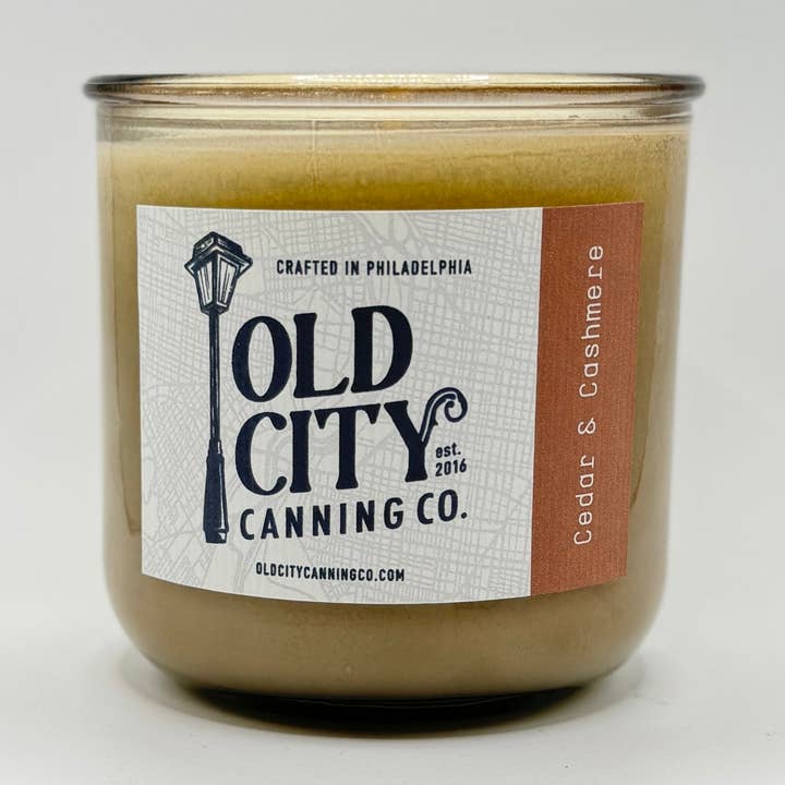 *NEW* Cedar & Cashmere Candle for wholesale by Old City Canning Co.