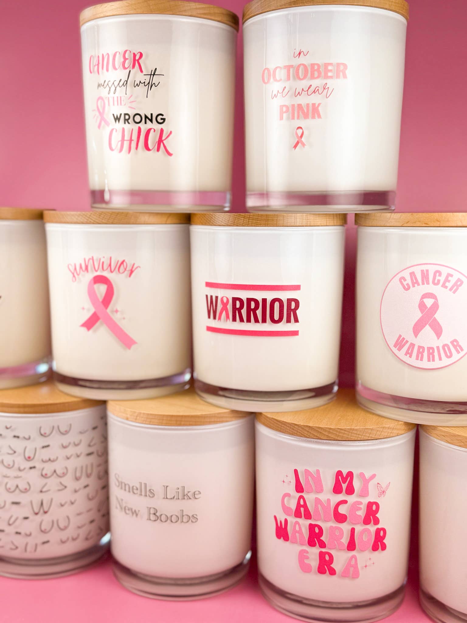 Unplug Soy Candles – wholesale Burkljus – Boobies- Sojaljus för bröstcancer9