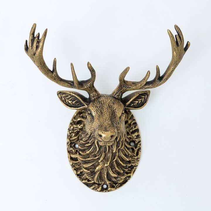 Brass bee - Wholesale Knob/pull - Stag Door Knocker - Heritage Finish3