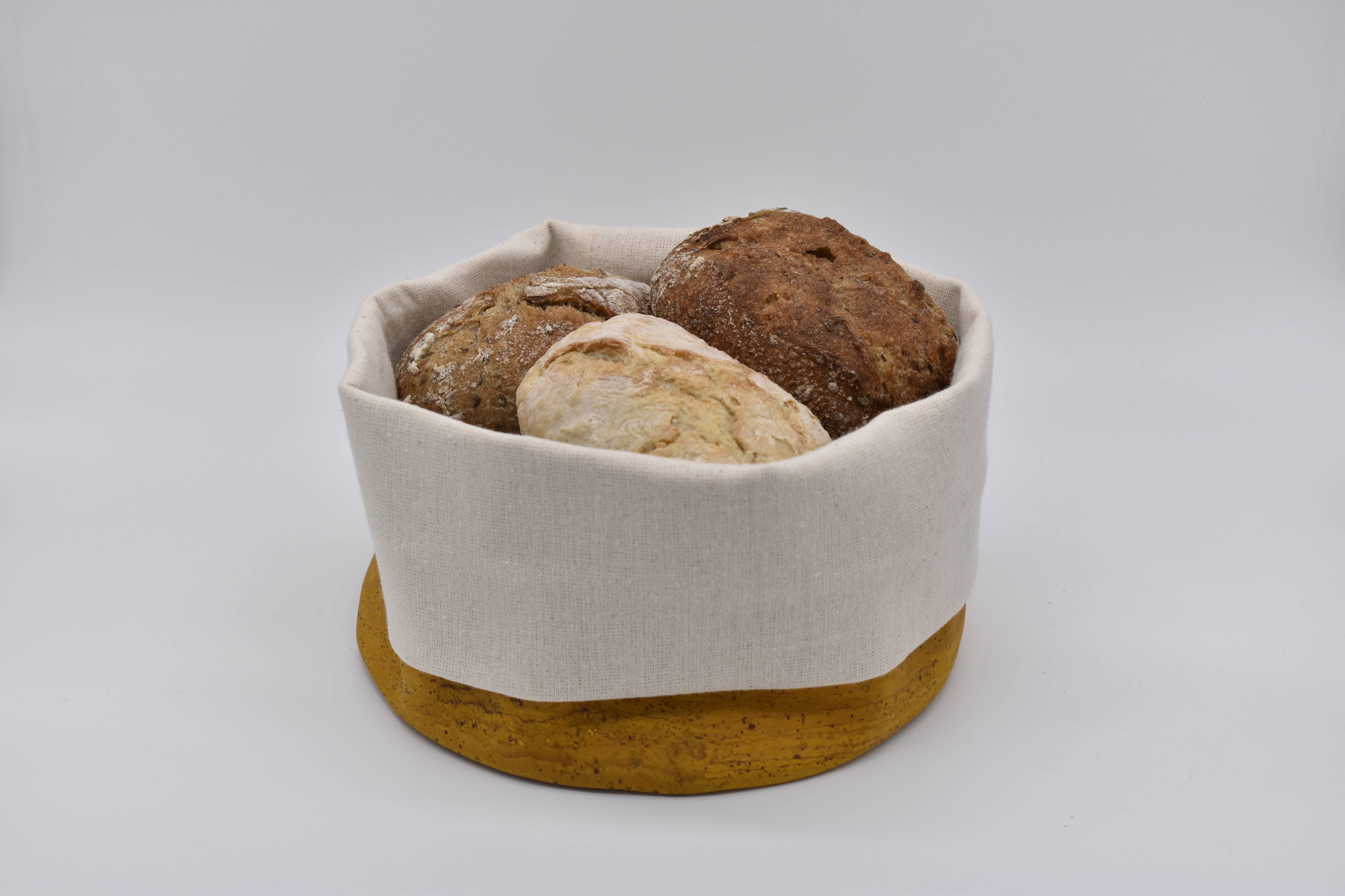 Carpel - Wholesale Bread Box - Small Cork Bread Basket5