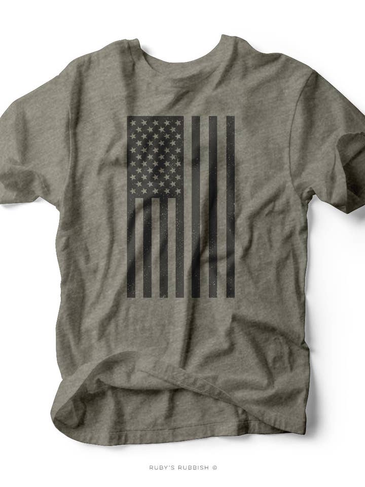 US Flag | Patriotic T-Shirt | Ruby’s Rubbish® for wholesale by Ruby’s Rubbish