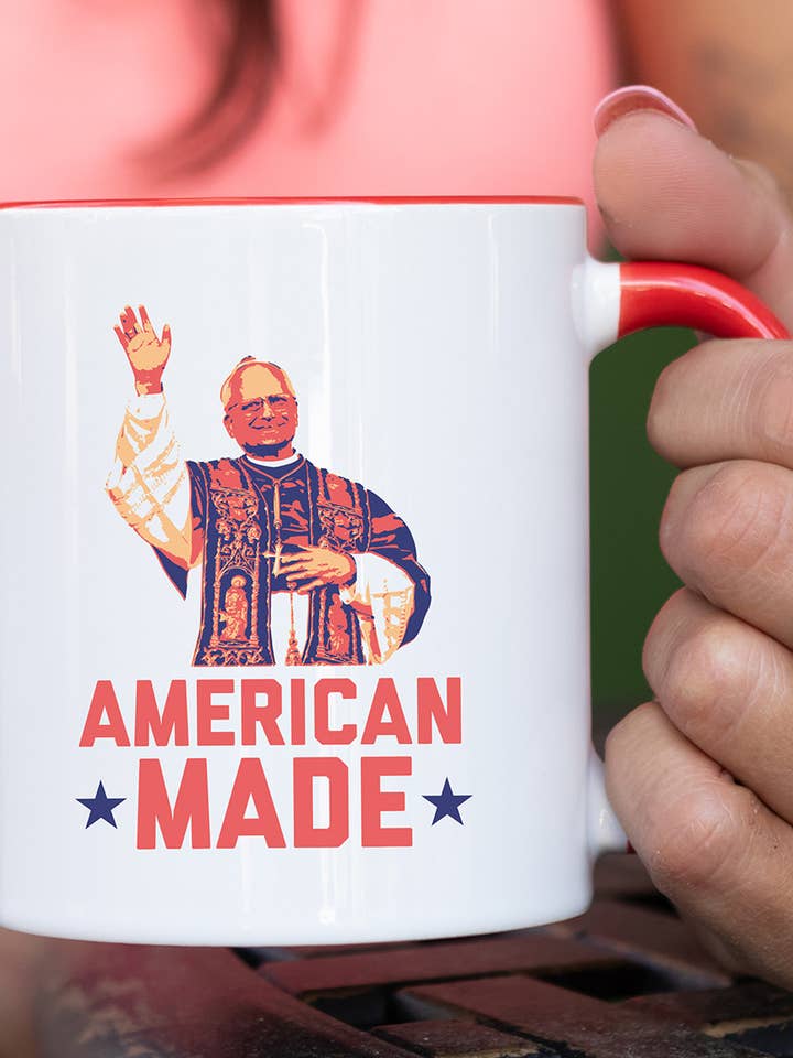 American Made Pope Leo Ceramic Mug and other Purchase Wholesale pope. Free Returns & Net 60 Terms on Faire trending on Faire.