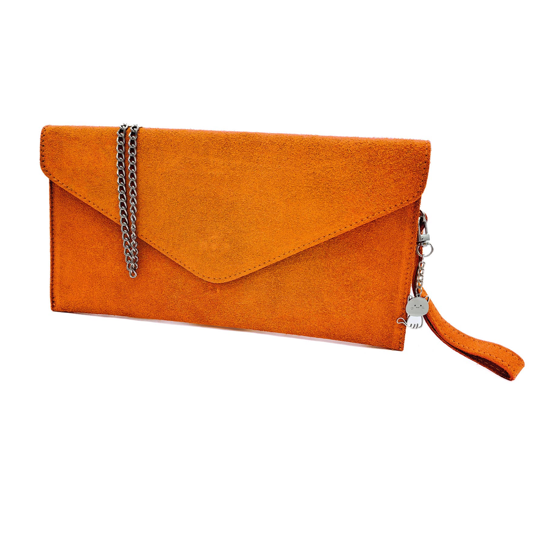 Ellas Trading - Wholesale Clutch Bag - Women's - Italian Suede Envelope Clutch Messenger Handbag1