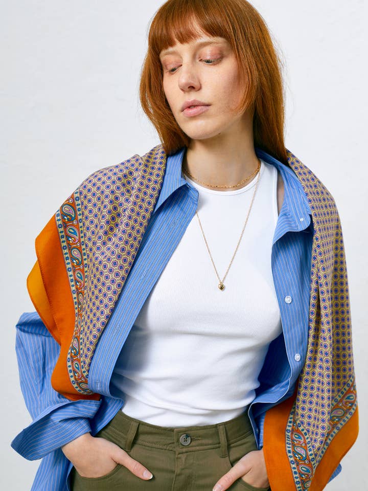 Écharpe marron aragonaise pour la vente par Eturel Madrid