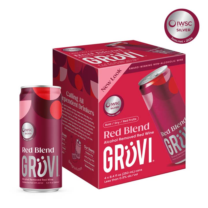 Grüvi - Vente Spiritueux/Vins/Bières sans alcool - Assemblage Rouge Sec Sans Alcool