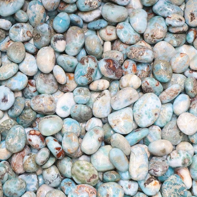 La Boîte à Cailloux - Wholesale Spiritual Stone/Crystal - Larimar Dominican Republic AB (tumbled stone)0