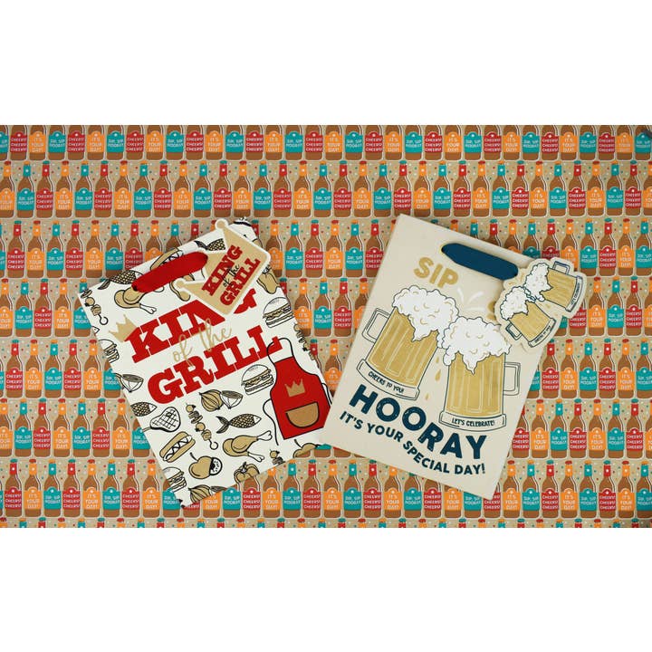 LoveVivid - Wholesale Gift Bag - King of The Grill Medium Gift Bag