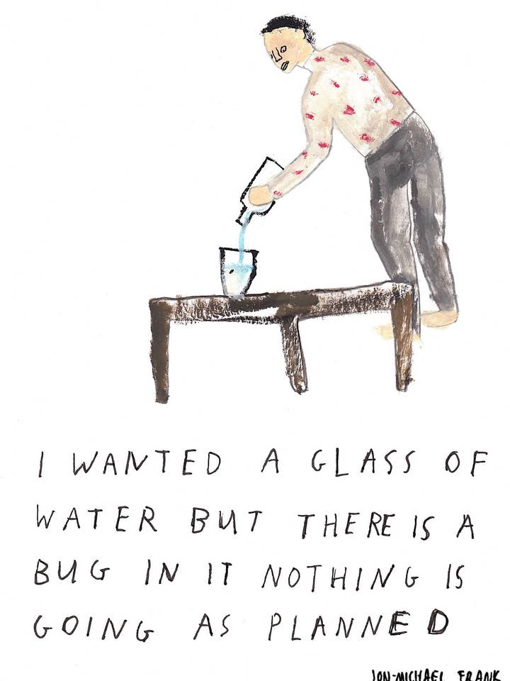 Wasser-Glas für den Großhandel von Em Jon-Michael Frank