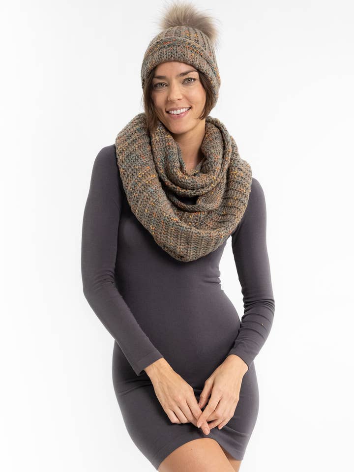 Pop Rocks Hat and Scarf Set for wholesale by ELIETIAN