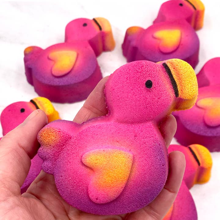 Inspiration Soap Co. - Wholesale Bath Bomb/Fizz - Fancy Flamingo Bath Bomb | Wholesale Bath Bombs Canada0
