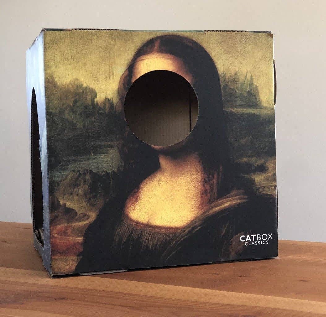 Cat Box Classics - Wholesale Krabpaal - Kat - Cartonnen kattenhuis met krabpaal in beroemde schilderijenstijl12