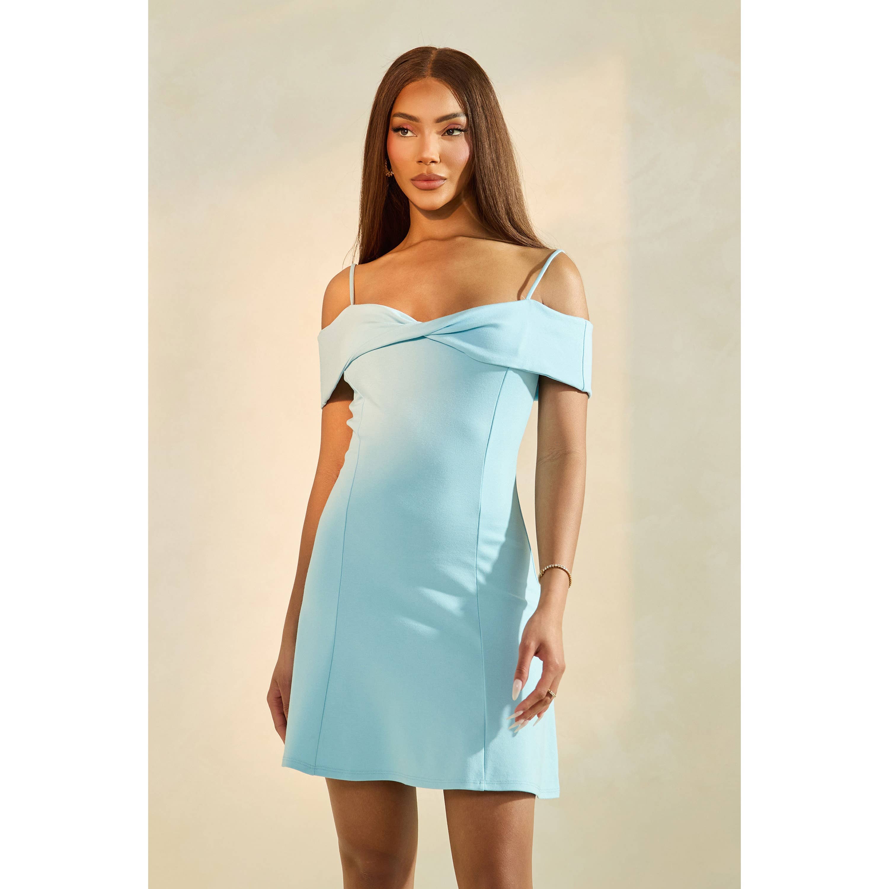 CEFIAN FASHION - Wholesale Dress - Women's - GRACEFUL MOMENT OFF SHOULDER A-LINE DRESS13