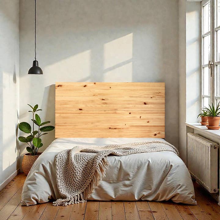 FUJI Cabecero de madera maciza. Acabado "OAK". para venta al por mayor de Raw Wood